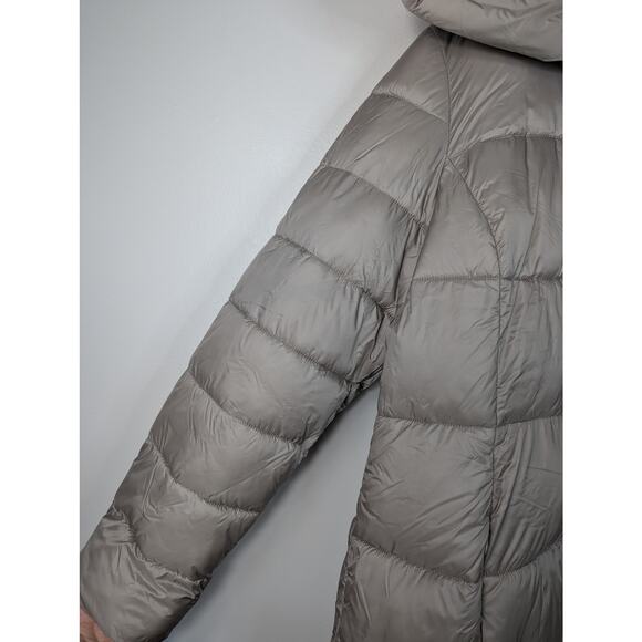 NWOT Centigrade Knee Length Puffer Coat in Champagne - Picture 3 of 8